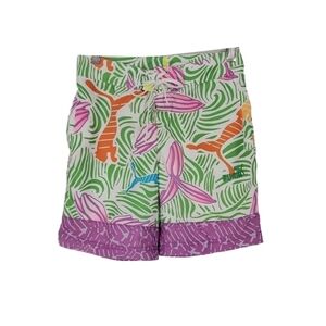 Puma Jungle Swirl Girl's Swim Athletic Shorts